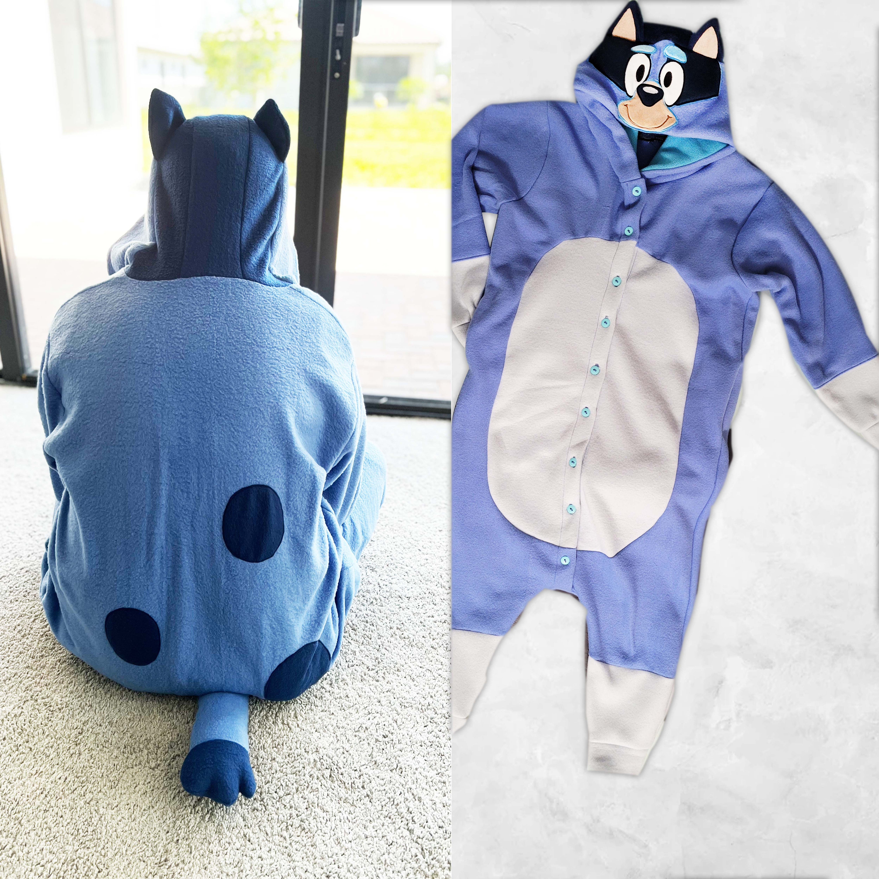 Bluey Pajama Kigurumi Costume and Onesie for Adults Etsy Ireland