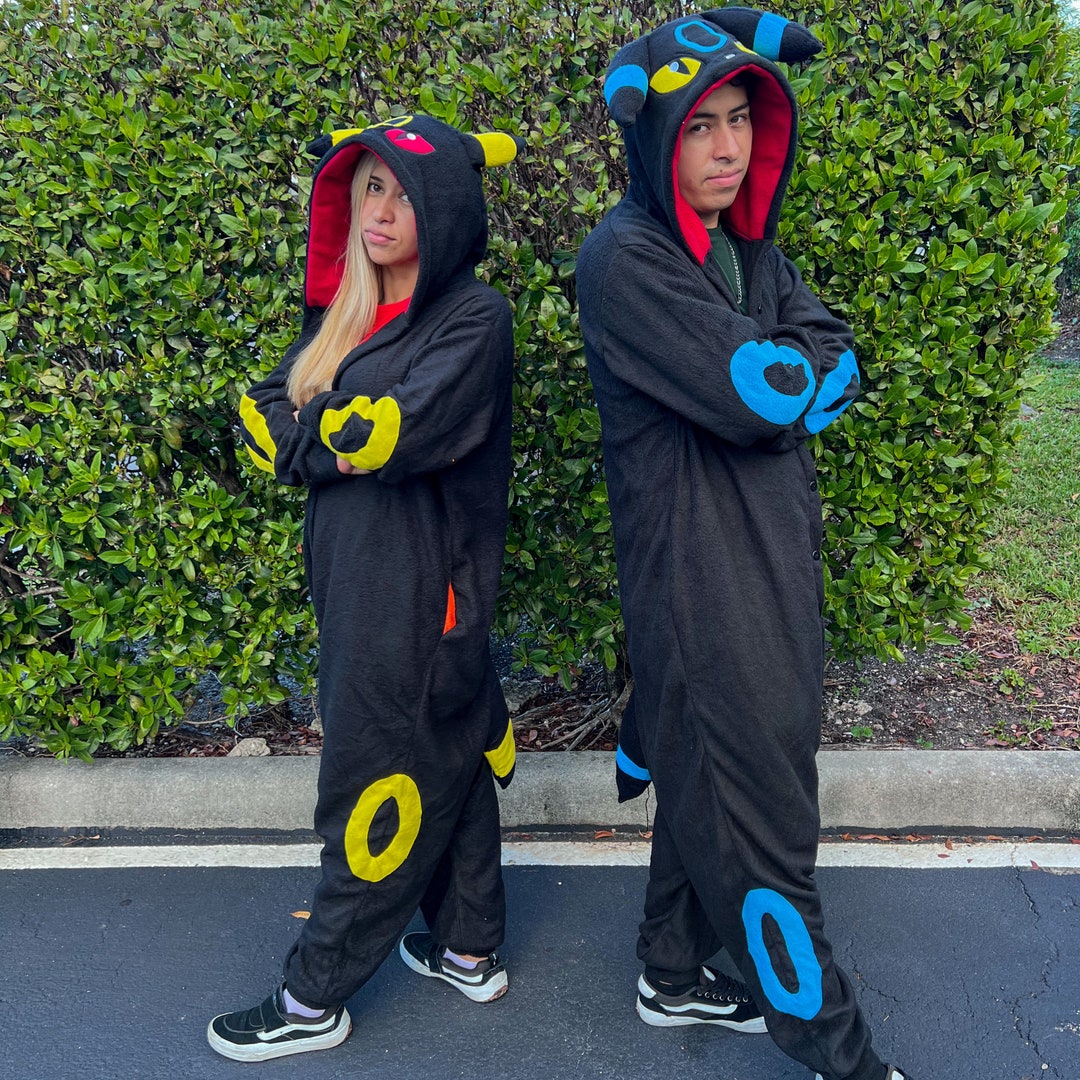 Halloween umbreon Shiny Kigurumi Pajama Pokemon Pajama Kigurumi Costume and Pajama Halloween 2024 Cosplay the Perfect Gif costume Party Etsy