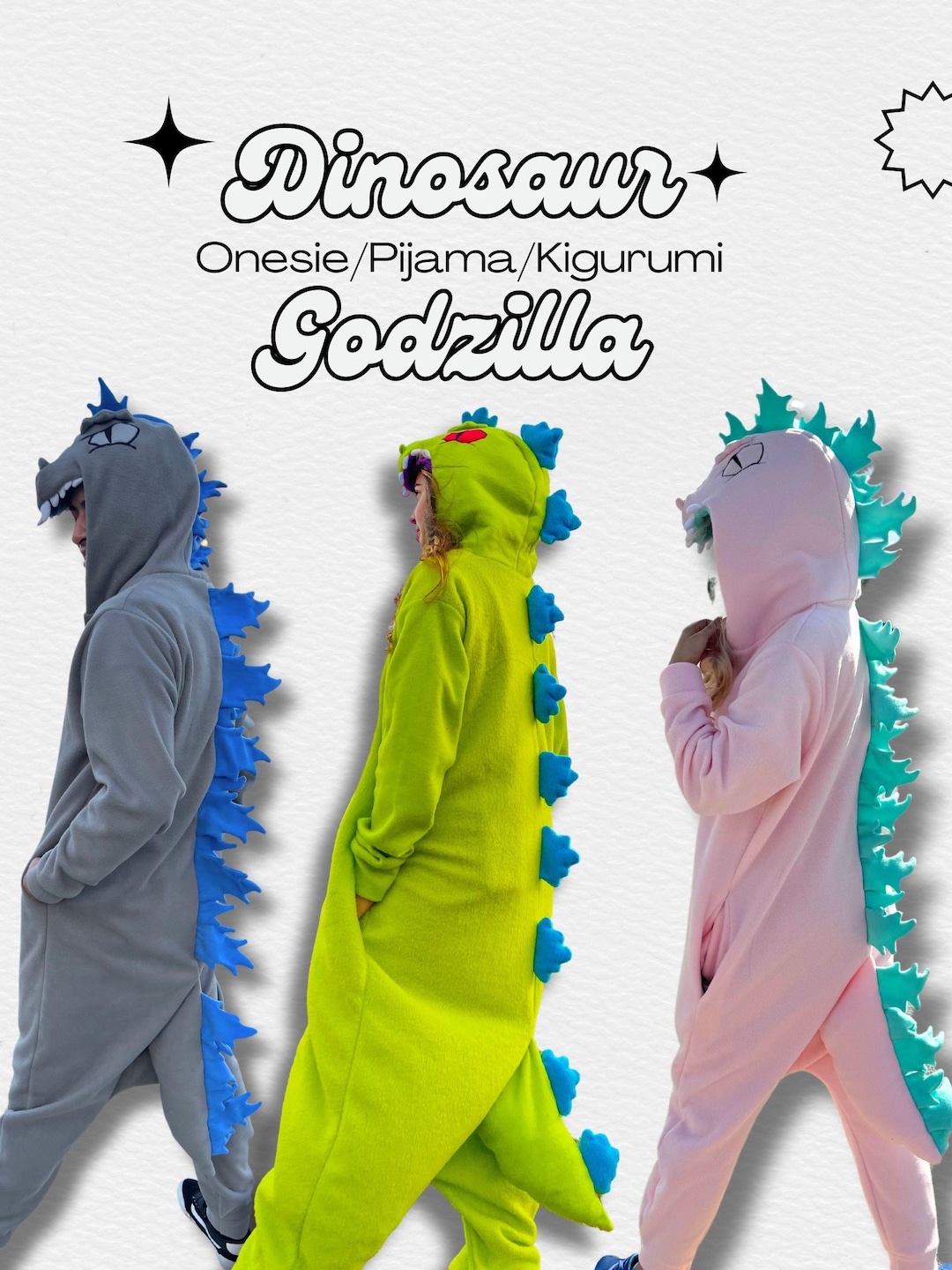 Buy for Christmas godzilla or Green Dinosaur Kigurumi Cosplay Dinosaur Pijama Costume Gotzila Adult Costume Big Sizes Perfect Gift Etsy Finland
