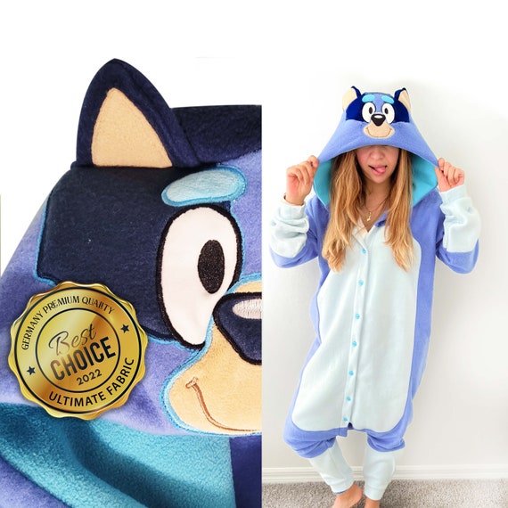 Bluey Pajama Kigurumi Costume and Onesie Halloween Cosplay Etsy UK