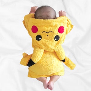 pikachu bathrobe