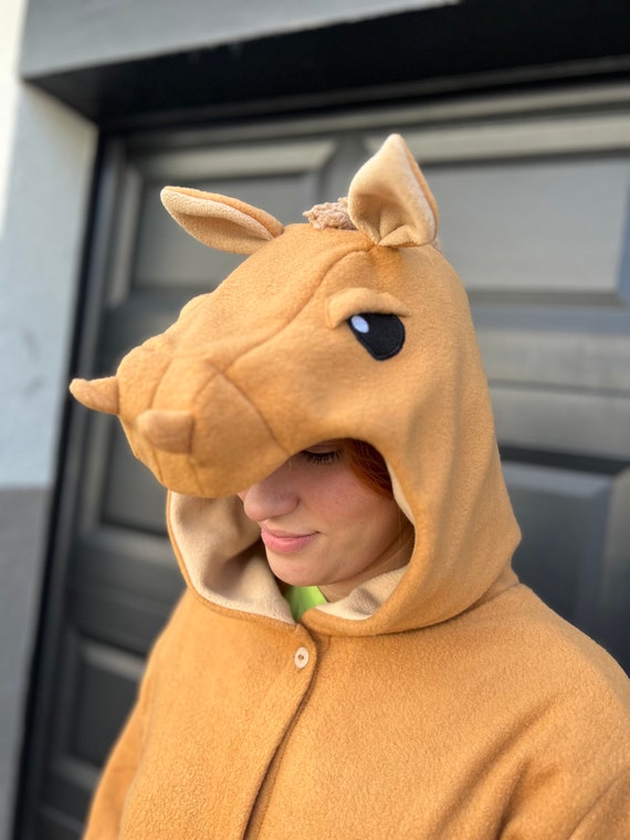 Camel Costume Kids Brown Jumpsuit with Hood Camel Costume Kids Brown Jumpsuit with Hood