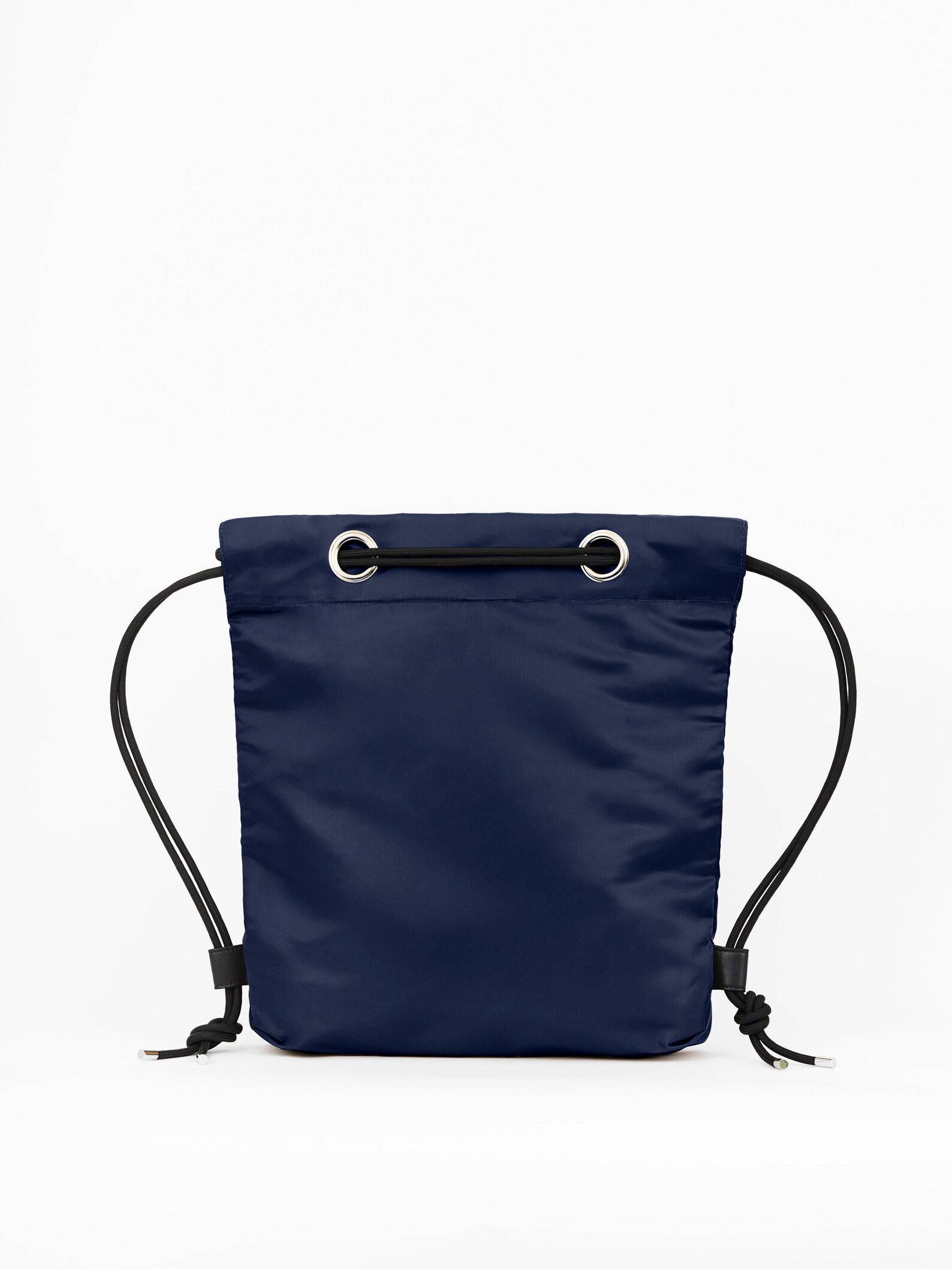 Navy Blue Drawstring Bag Convertible Backpack Purse Hipster Etsy