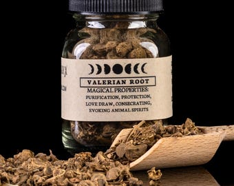 VALERIANAROTT - Häxkonstörtburk för trolldom - Apotekets kuriosa