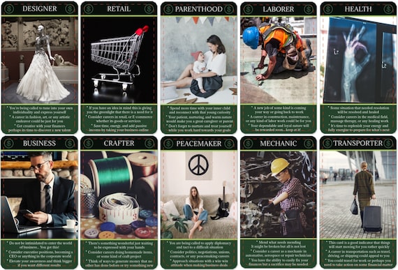 first edition career & money oracle deck 100 cards etsy first edition career &