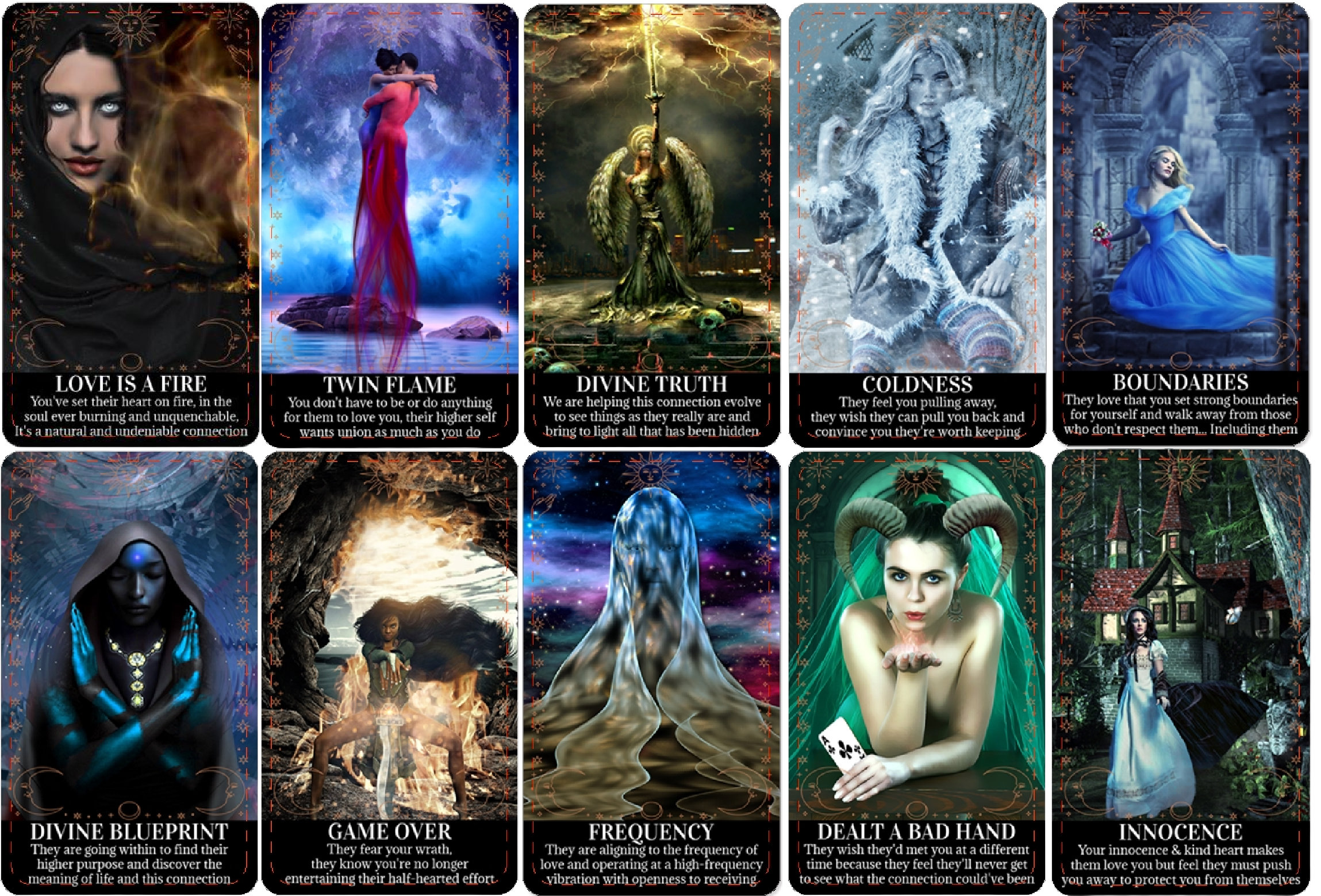 MESSENGERS of the heart (100 Cards)