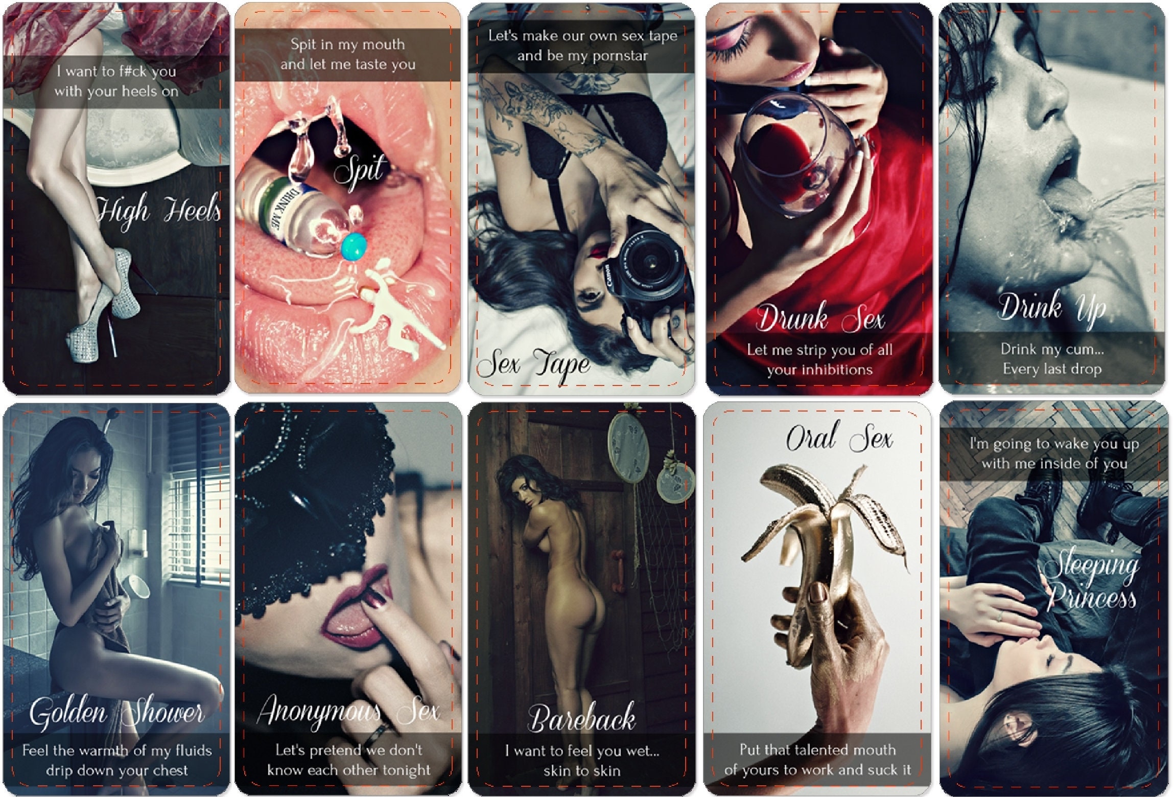 BEDROOM Tales Oracle Deck (100 Cards) Sex Talks - Etsy