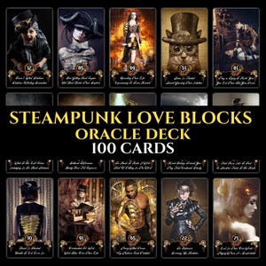 STEAMPUNK Love Blocks Orakel Deck (100 Karten)