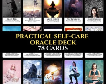 PRACTICAL Self-Care Oracle Deck (78 cards)