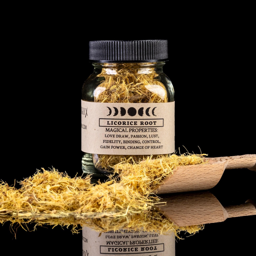 Root Spell LICORICE ROOT - Witchcraft Spell Herb Jar for Spellwork - Apothecary ...