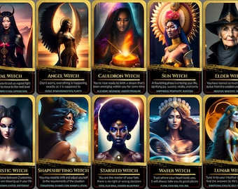 Retiring Soon! SACRED Witch Wisdom (40 Cards) Oracle Deck