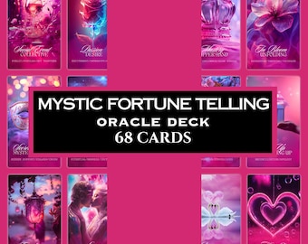 Mystic Fortune Reading Oracle Deck, For Love & Career Readings
