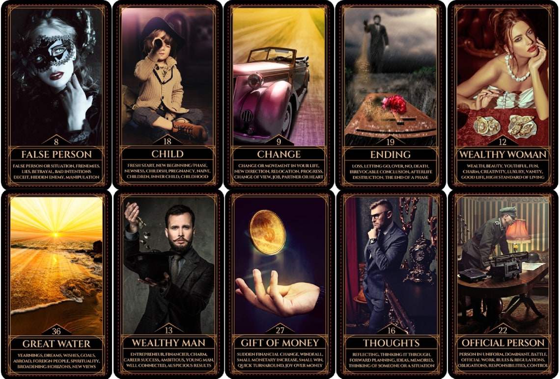 Moody Art KIPPER Deck extended Version 55 Cards Tarot Size Etsy