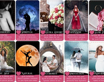 Retiring Soon! UNCOVER Love Oracle Deck (78 Cards)