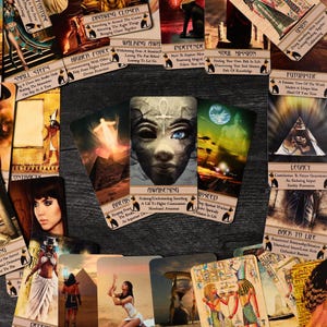 EGYPTIAN Visions Oracle Deck (78 Cards)