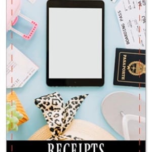 May include: A blue background with various travel items, including receipts, a passport, a boarding pass, a tablet, sunglasses, a compass, a hat, and flip flops. The text "RECEIPTS" is at the bottom of the image, with the caption "Needing Answers, Not believing what you're told, Evidence, Proof, Doubtful".