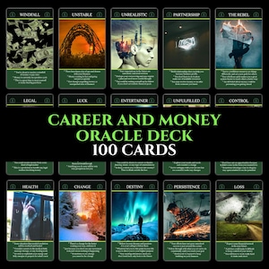 In pensione a breve! Mazzo di Oracle CARRIERA E SOLDI 1a edizione (100 carte)