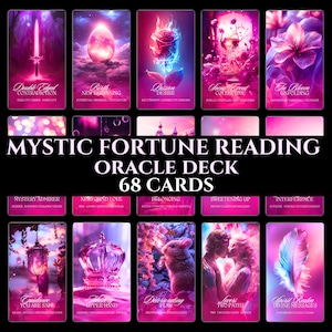 Mystic Fortune Reading Oracle Deck, For Love & Career Readings
