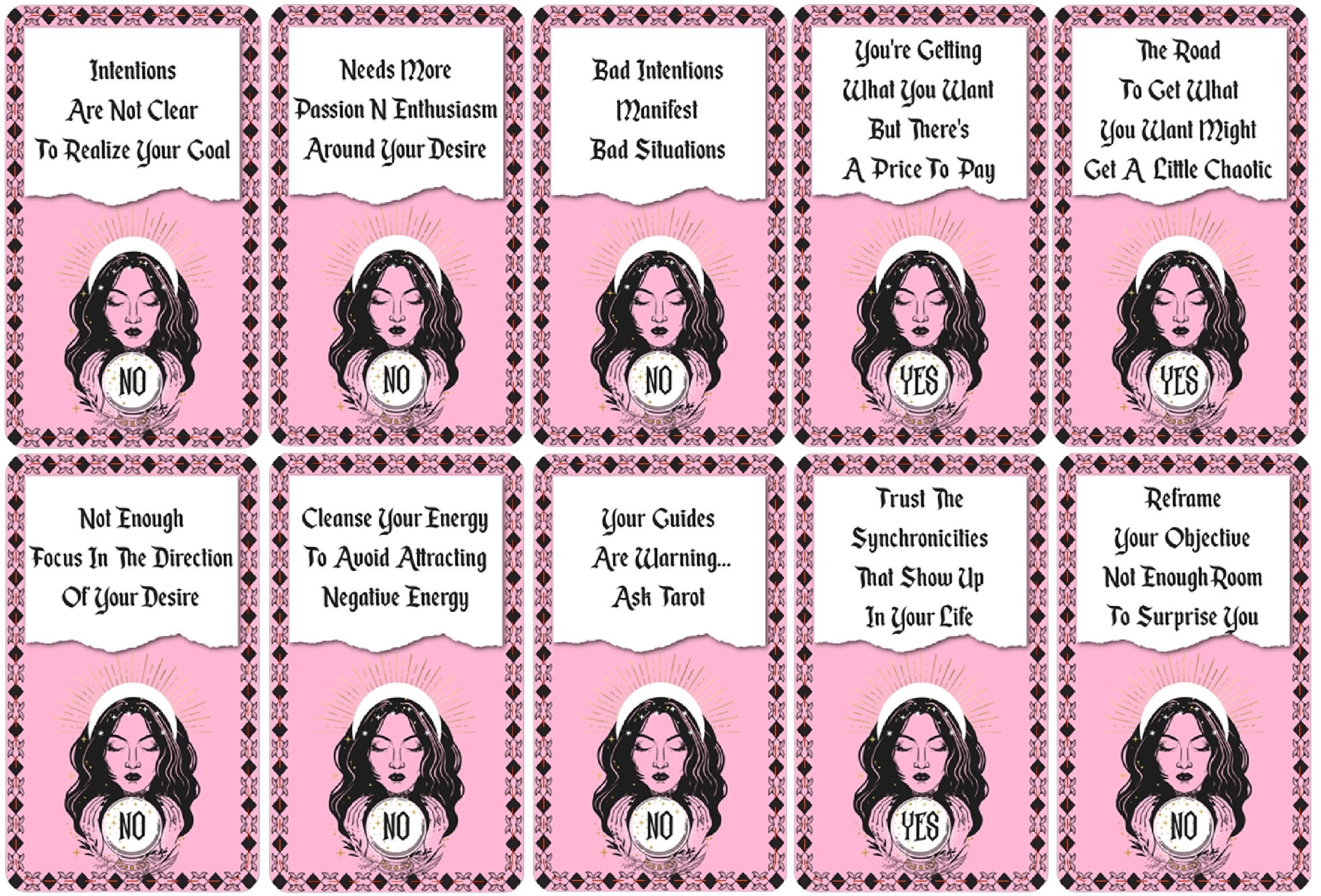 MANIFESTATION Answers Oracle Deck (78 Cards)