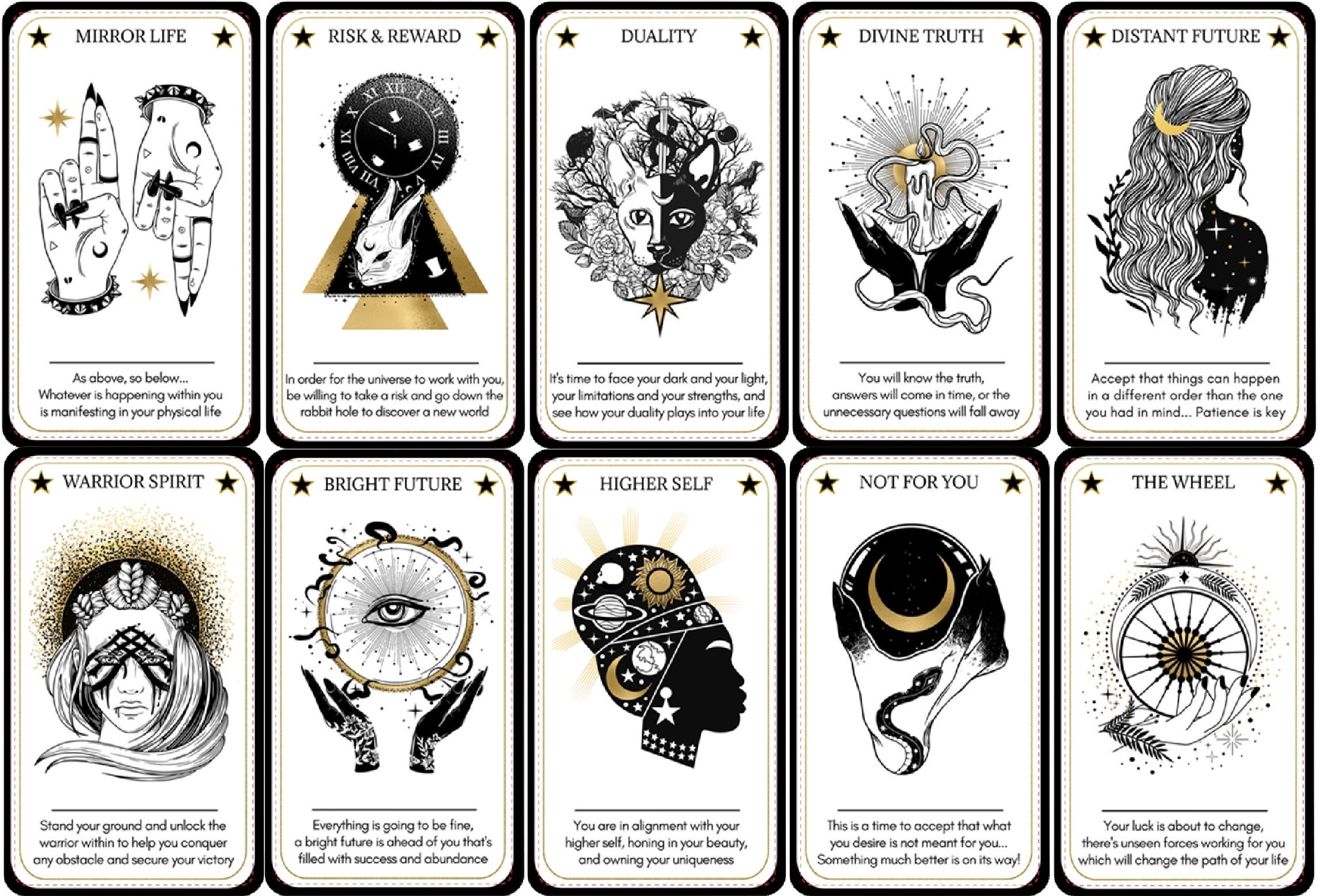 MESSAGES for the Soul (78 Cards) - Etsy