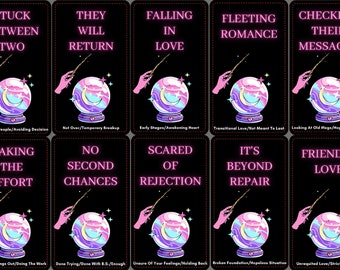 LOVE Fortune Teller Oracle Deck (100 Cards) Clarifying Cards