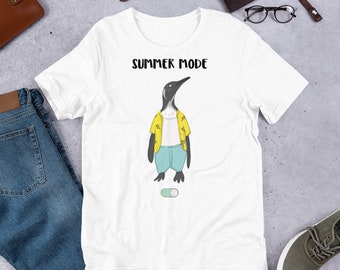 SleeplessLady Penguin Be Cool Short-Sleeve Unisex T-Shirt