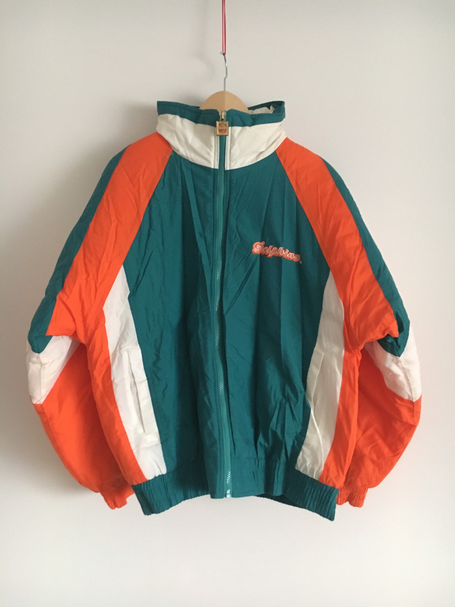 Vintage NFL Miami Dolphins puffer jacket L | Etsy