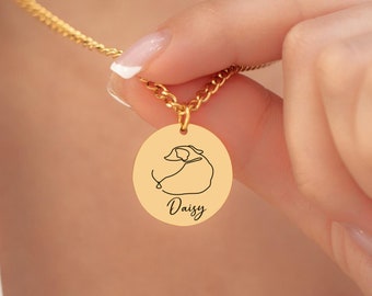 Dog Memorial Gifts, Dog Lover Necklace for Women, Custom Dog Doss Gifts for Her