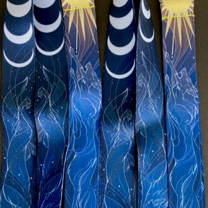 Celestial Wolf Lanyard
