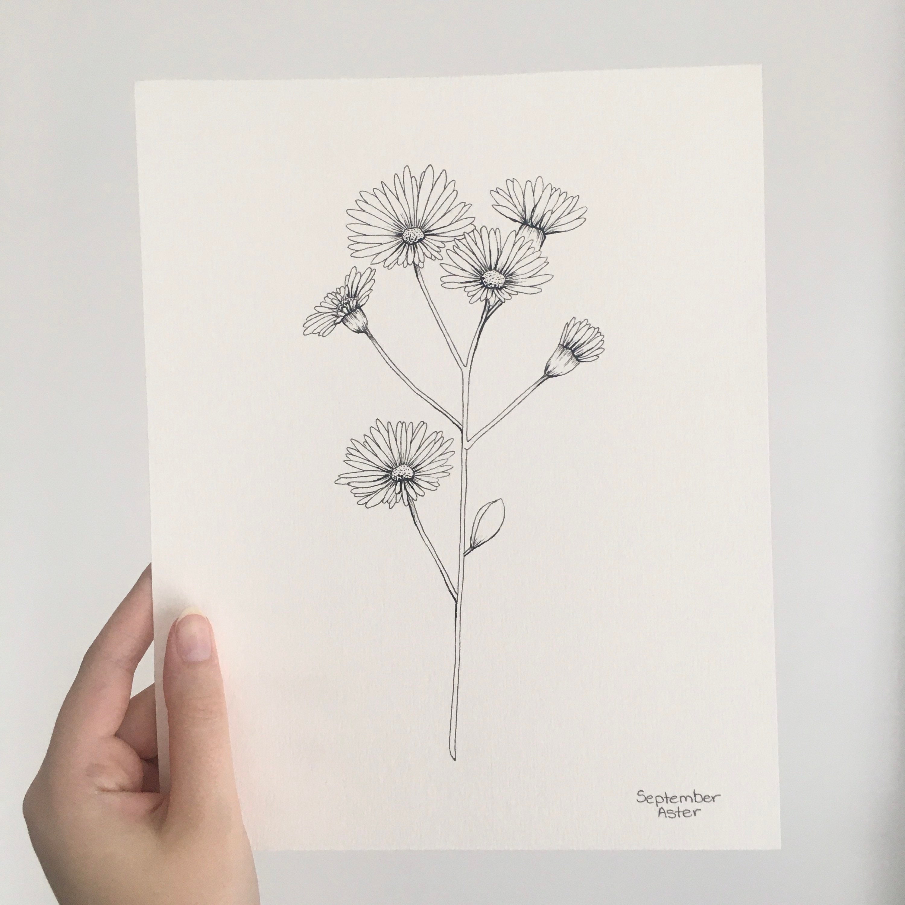 Aster Part 52021 Hand Embroidered Wall Art Fiber Arts Art