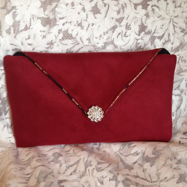 Red Clutch. Evening Purse. Envelope Clutch Purse. Bridesmaid Purse. Evening Bag. Clutch Purse. Small Handbag. Prom Purse. Pocketbook