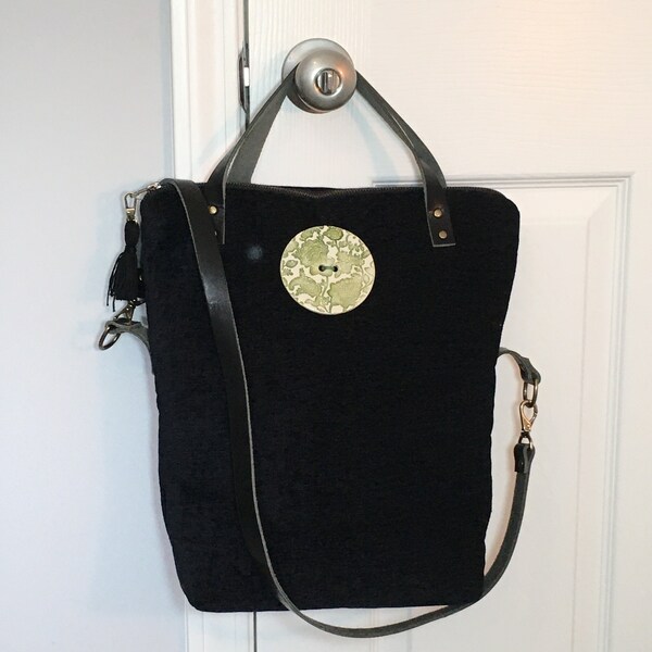 Fold Over Tote Bag Etsy