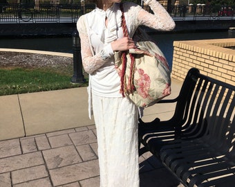 flower shop carpet bag