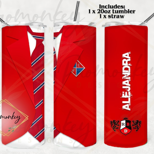 RBD Rebelde Elite Way School Themed | Custom 20oz Tumbler | Sublimation | Perfect Gift | * Personalized Custom Gift *