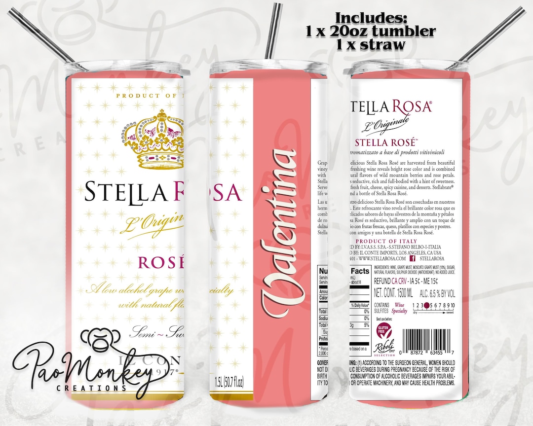 Custom Stella Rosa Stella Rose Themed | Custom 20oz Tumbler | Sublimation | Perfect Gift ...