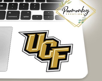 UCF Knights Vinyl Decal: University of Central Florida Laptop Sticker