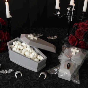 Chocolate Coffin | Chocolate Casket | Skulls and Bones | Halloween Tombstones | Gothic Theme | Over the Hill Cake | Chocolate Picture Frames