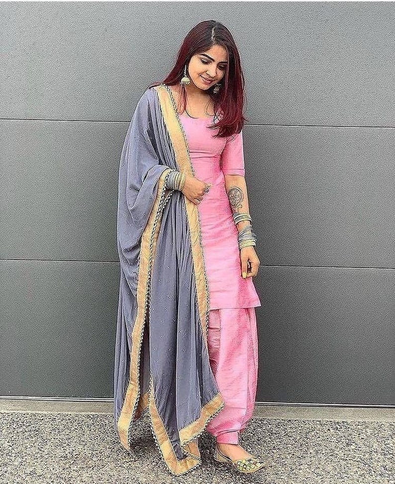 party wear heavy punjabi suit