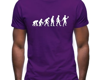 Evolutie van de mens acteren heren T-shirt