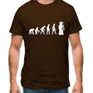 Evolution Of Man Robot Mens T-Shirt