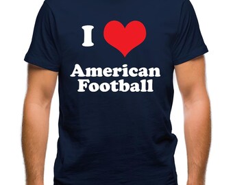 アメリカンフットボール大好きメンズTシャツ - Etsy 日本