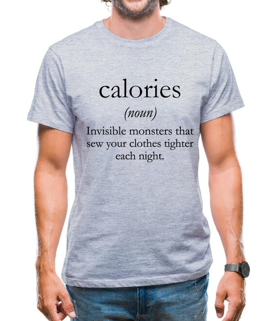 Calories Definition Mens T-shirt - Etsy