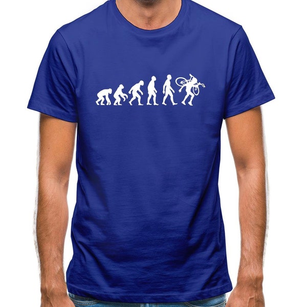 Evolution Of Man Cyclo-Cross Mens T-Shirt