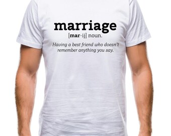 Marriage Definition Mens T-Shirt