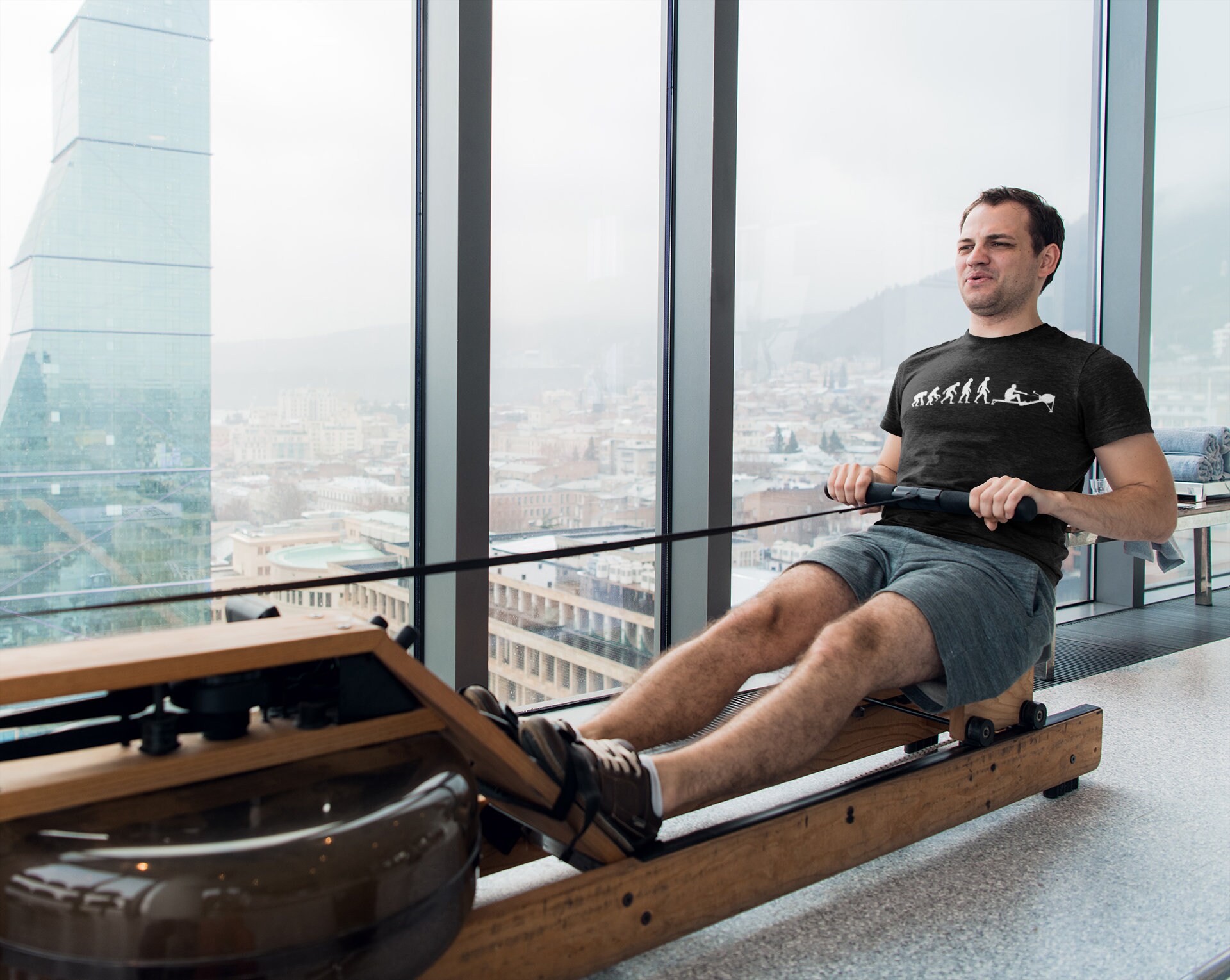 Adult Evolution of Man Rowing Machine Mens T-shirt Unisex - Etsy