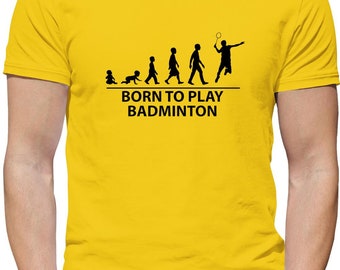 Badminton t shirt - Etsy Nederland