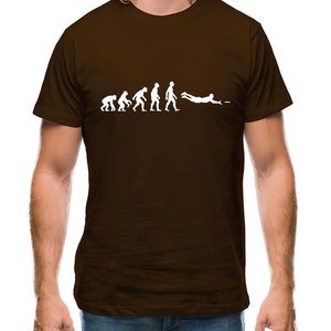 Camiseta masculina Evolution Of Man Frisbee unissex Fit