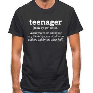 Teenager Definition Mens T-Shirt