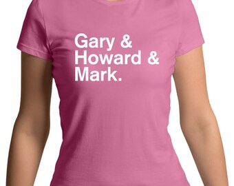 Gary, Howard, Mark - Herren Damen Kinder T-Shirt - Barlow Owen Donald Gig Konzert Take Love Tour Dieses Festival TT Fan