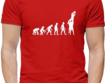 Evolution of Man Rugby Line Out - Mens Womens Kids T-Shirt - Six Player Fan Love England Nations Wales Ireland Scotland Union